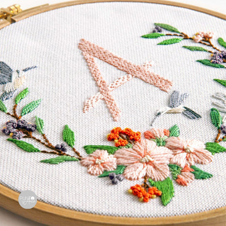 Flower Crown - DMC - Embroidery Kit TB149