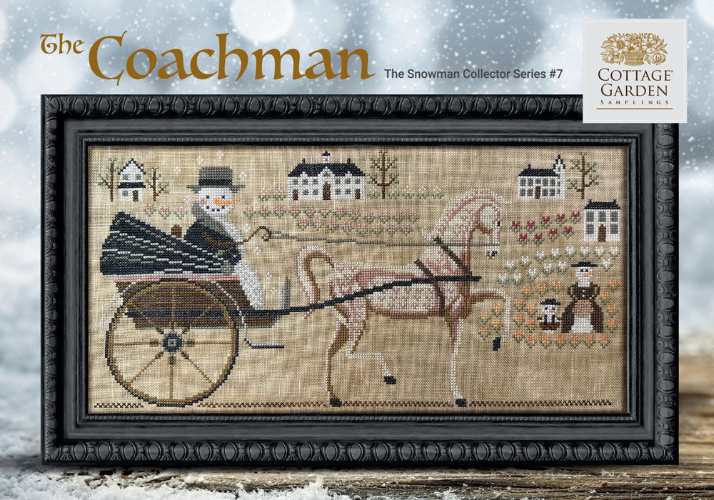 The Coachman - Cross Stitch Chart - Cottage Garden Samplings