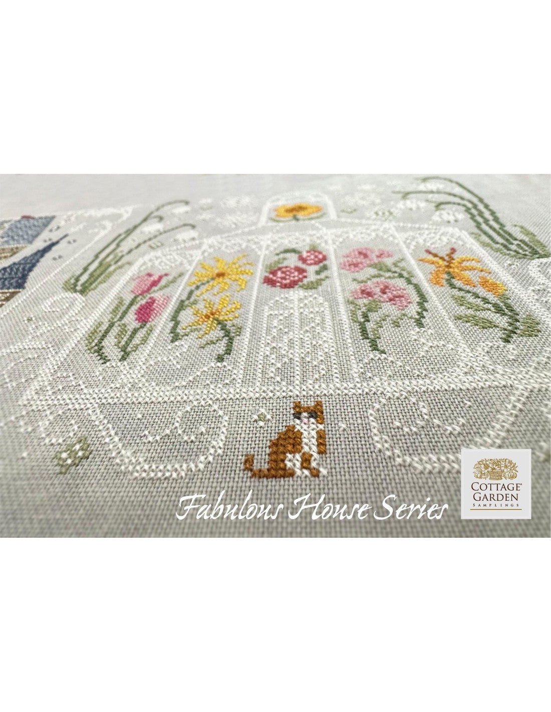 The Green House - Cross Stitch Chart - Cottage Garden Samplings