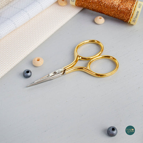 MINI Embroidery Scissors GOLD Collection 7 cm by Premax 10301