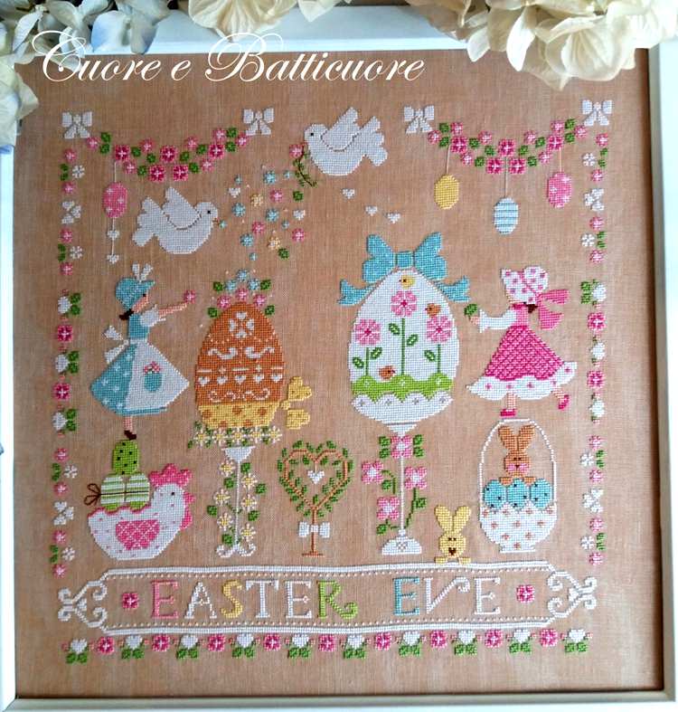 Veglia pasquale - Cuore e batticuore - Schema punto croce