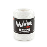 Ovillo Katia WOW Raffia de fibra de celulosa con brillo ligero, ideal para tejer bolsos y accesorios veraniegos a crochet o punto. Color 60
