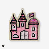 Castillo de la princesa. Wizardi Kit Punto Diamante WWP162