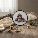 Kit de point de croix AVA Stitch P037 - Cavalier King Charles Spaniel