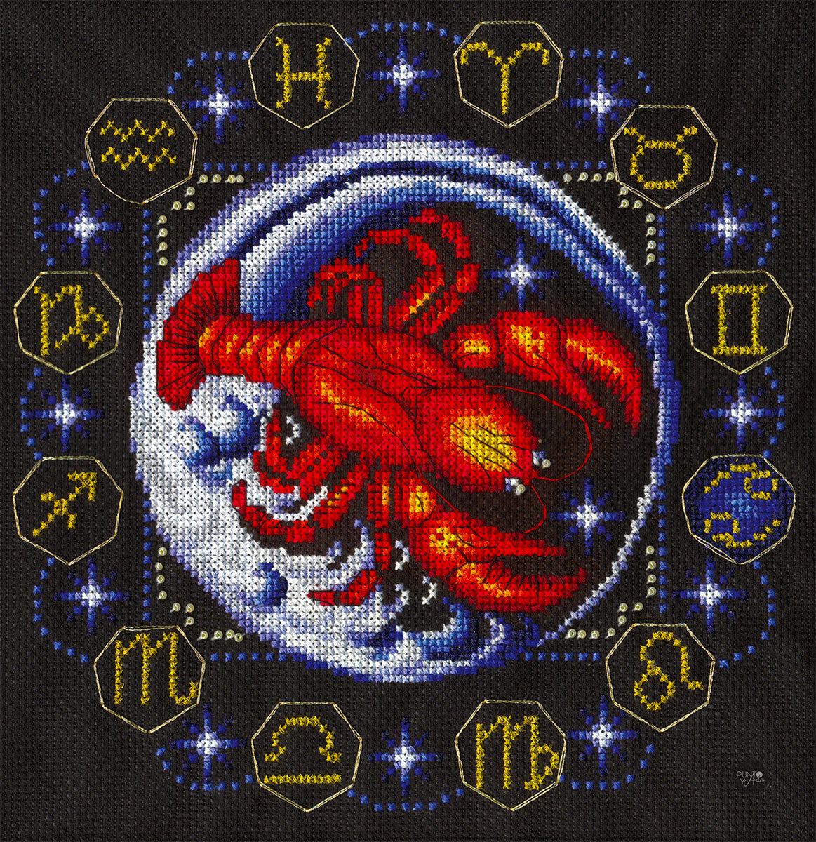 Signs of the zodiac. Cancer - Panna ZN-0925 - Cross stitch kit