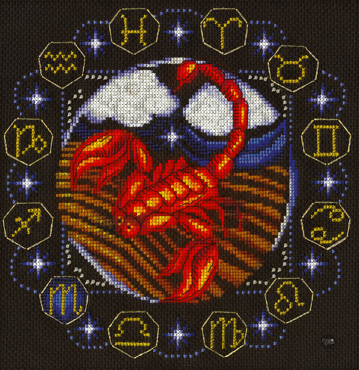 Signs of the zodiac. Scorpion - Panna ZN-0929 - Cross stitch kit