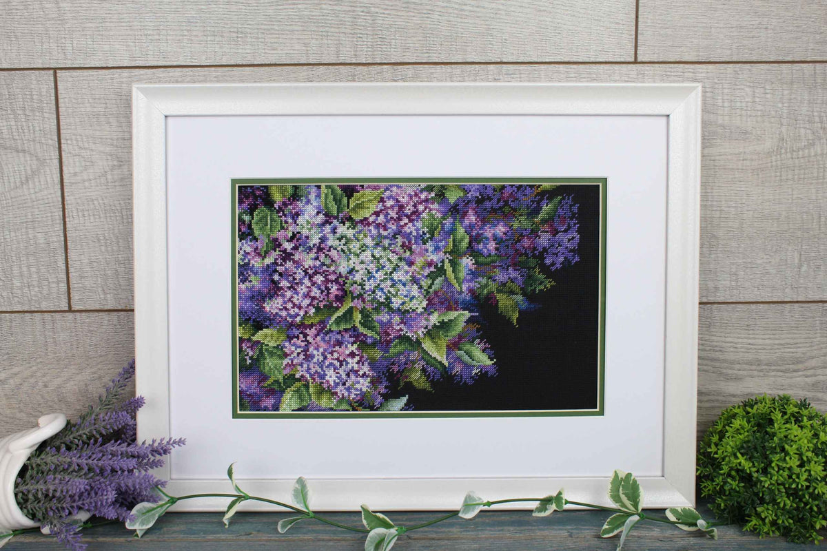 Vista adicional de Kit de punto de cruz MP Studia SNV-951 – Fragrant Lilac 18x27 cm