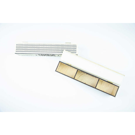 Needle Organizer on Wooden Base, Ivory, 200 Holes OG-059