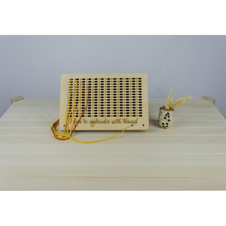 Wooden Needle Organizer, 180 Holes OG-083