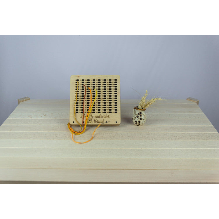 Wooden Needle Organizer, 120 Holes OG-084
