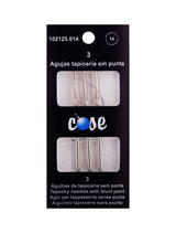 Agujas de tapicería sin punta níquel Cose 102125 nº 14