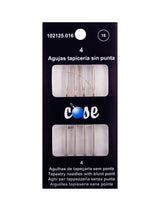 Agujas de tapicería sin punta níquel Cose 102125 nº 16