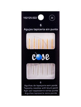 Agujas de tapicería sin punta níquel Cose 102125 nº 22