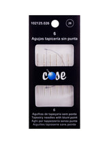 Agujas de tapicería sin punta níquel Cose 102125 nº 26