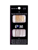 Agujas de tapicería sin punta níquel Cose 102125 surtido nº 14-20