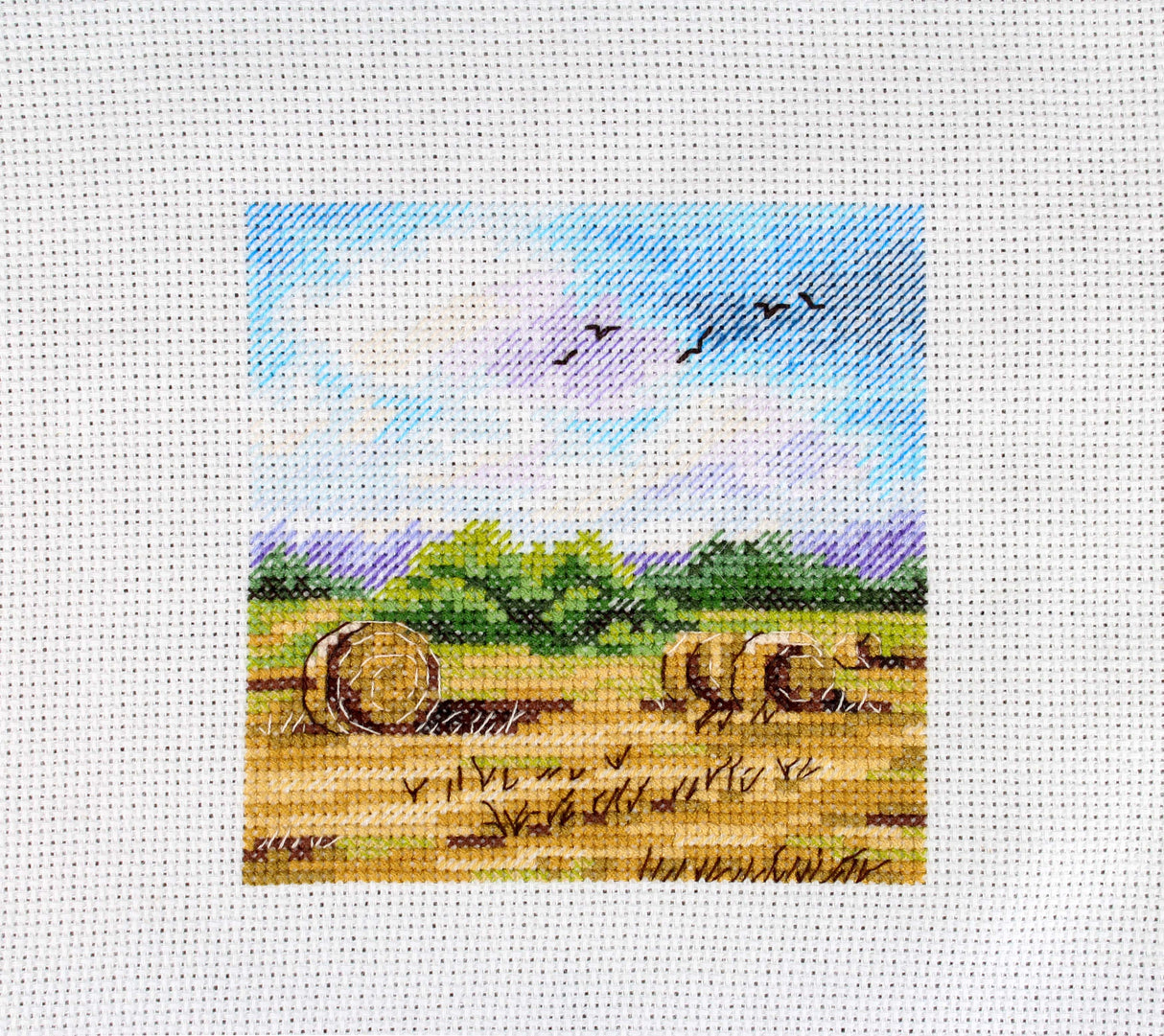 Cross Stitch Kit "Rural Fields" MP Studia SM-994 – Country Landscape