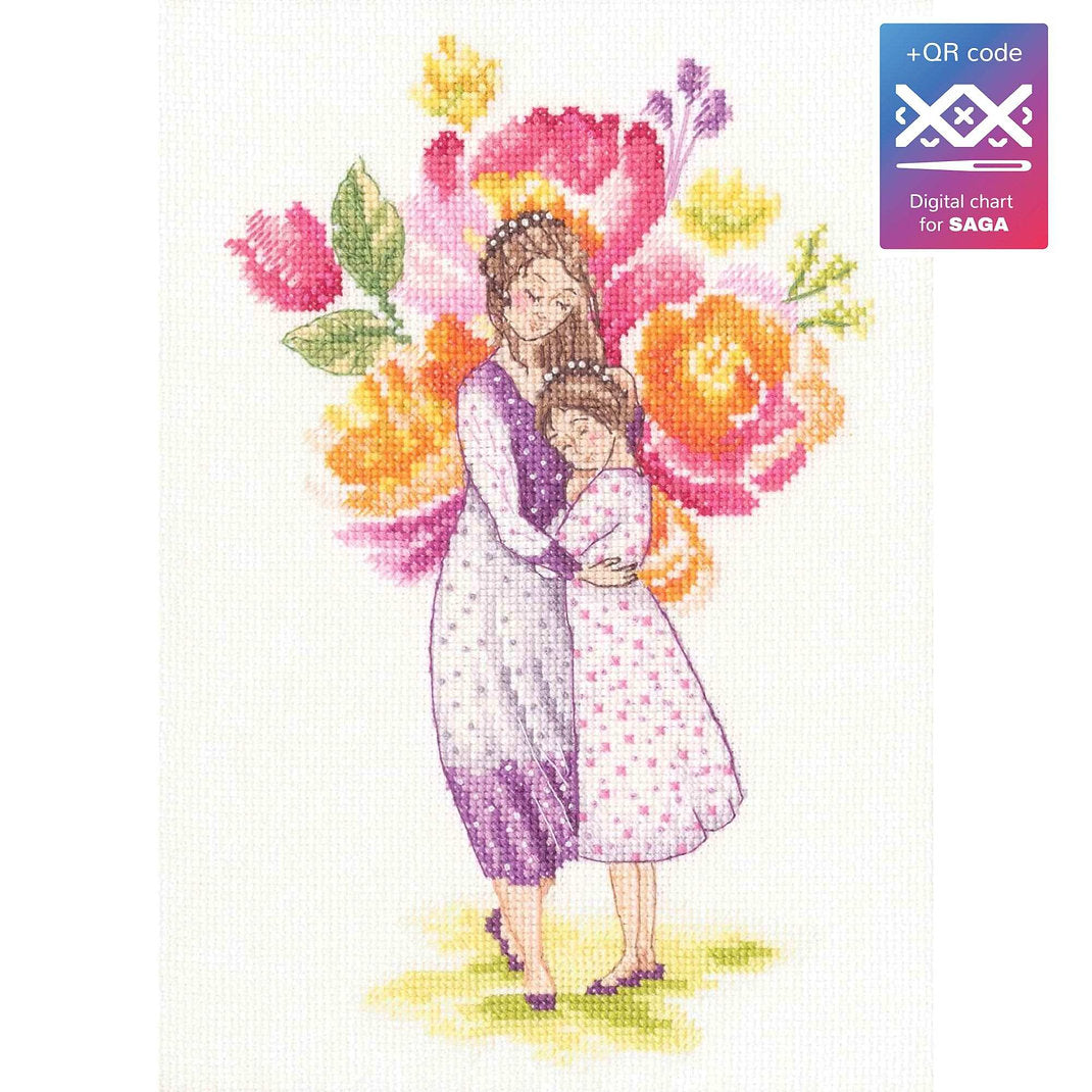 Counted Cross Stitch Kit - Mothers Day M1039