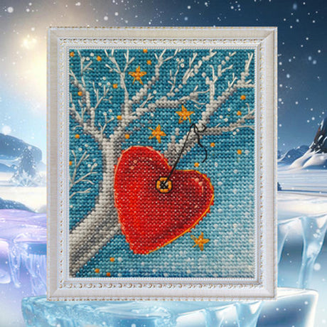 RTO C380 "Warmth of the Heart" Cross Stitch Kit: A Winter Hug in Every Stitch