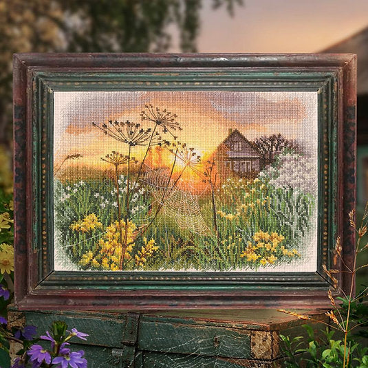 Kit de Punto de Cruz Contado "Through the Cobweb" – RTO M867
