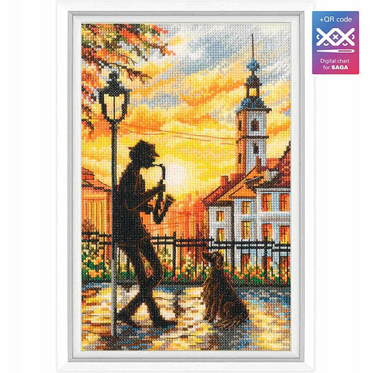 Kit de Punto de Cruz Contado "Morning Jazz" – RTO M1059