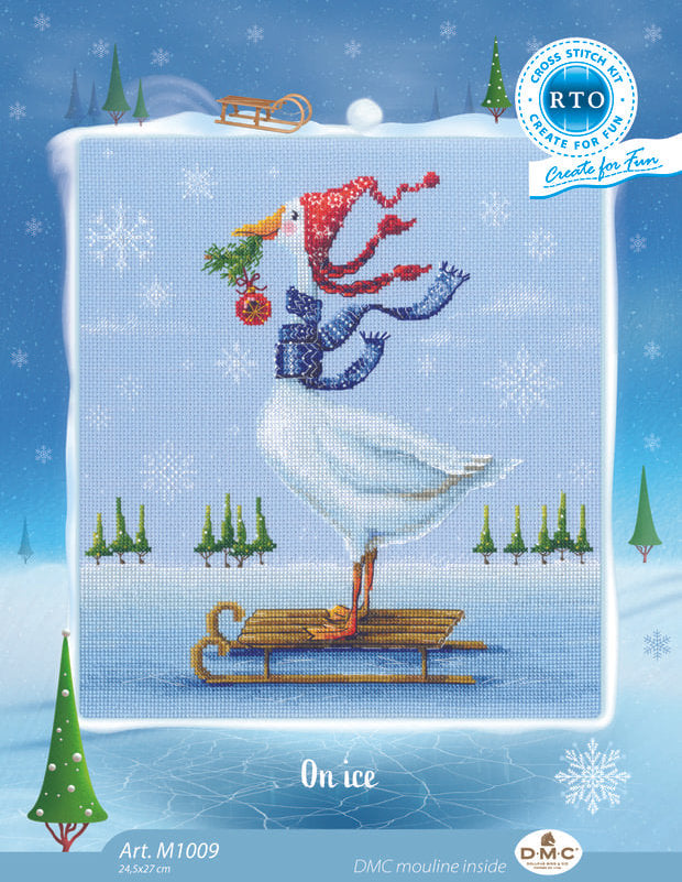 Cross Stitch Kit "On the Ice" RTO M1009