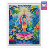 Kit de Punto de Cruz Contado "Yoga Practice" – RTO M1069