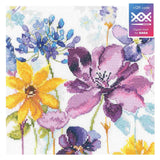 Kit de point de croix compté - Couleurs de fleurs M1042