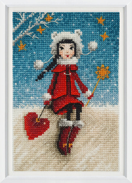 Cross Stitch Kit "Snow Tenderness" by RTO C378: Capture the Winter Magic