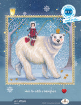 Cross Stitch Kit "How to catch a snowflake" RTO M1006