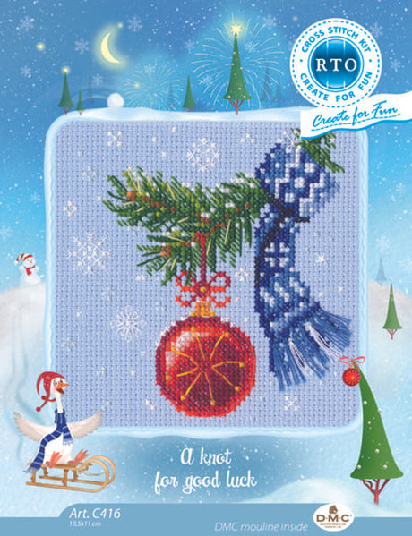 Cross Stitch Kit "A knot for good luck" by RTO C416