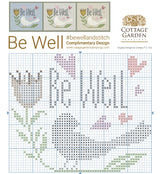 Gráfico de Punto de Cruz Regalo - Be Well - Cottage Garden Samplings