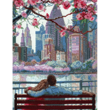 Kit de Punto de Cruz - Aine Collection "Blooming New York" A1015