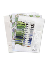 Cross Stitch Kit "Bilberry" MP Studia SNV-931 - Wild botanical blueberries 28x20 cm Aida 16 ct