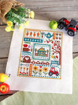 Cross Stitch Kit "Sampler. In My Favorite Country House" SNV-846 by MP Studia