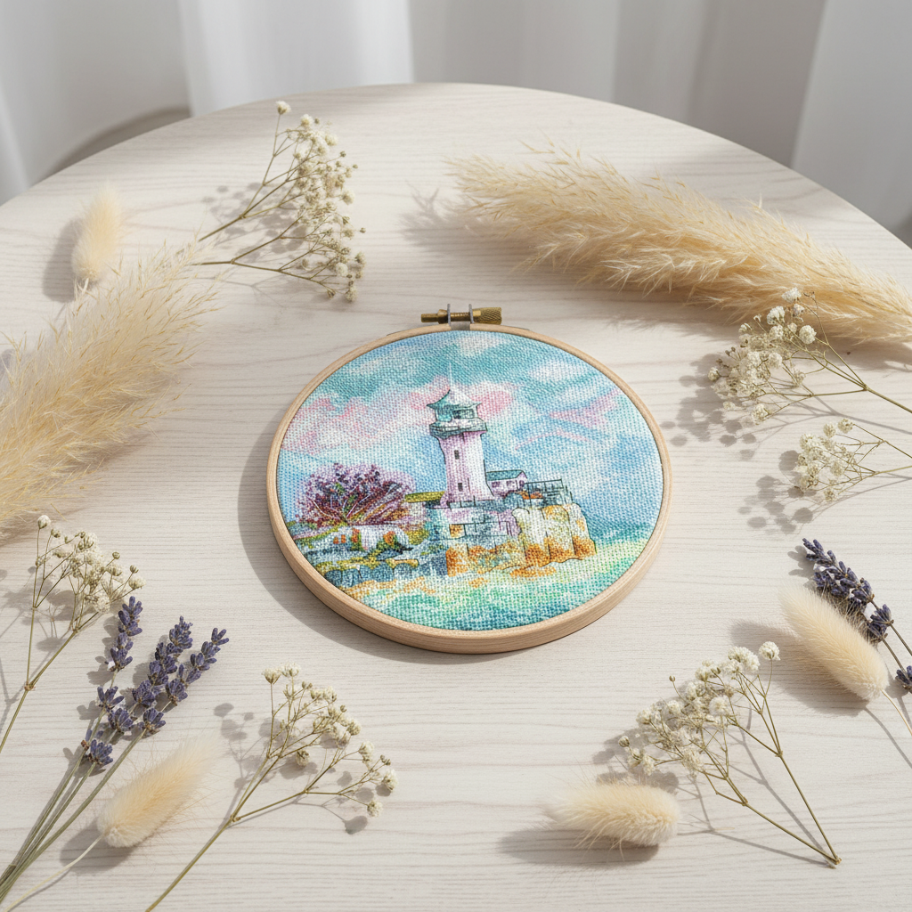 Kit de point de croix Andriana - « Au bord de la mer » (SANN-36)