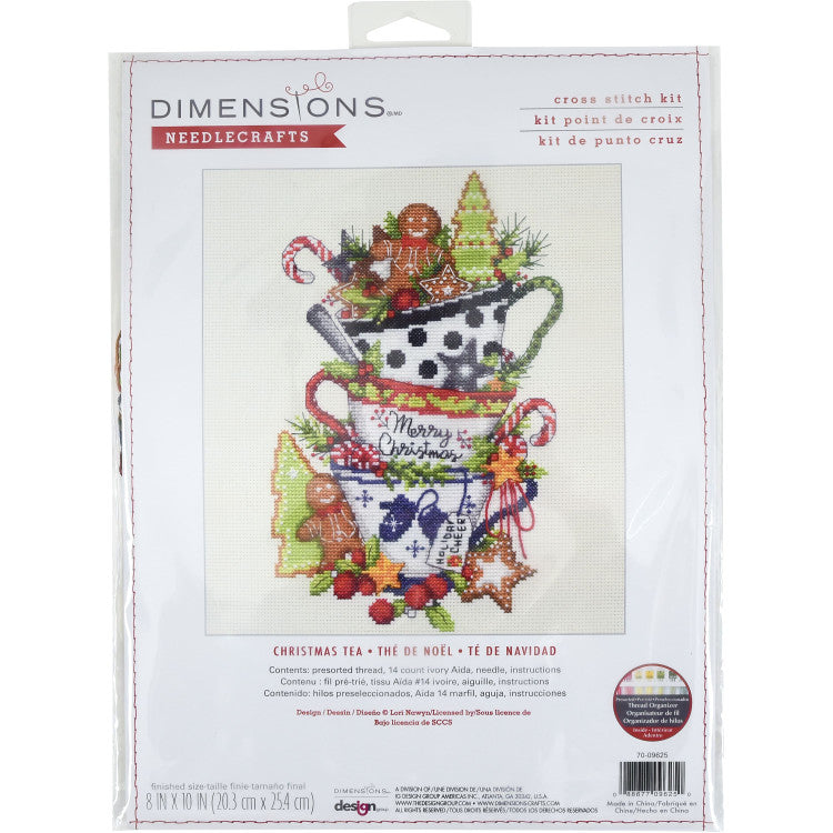 Kit Punto Croce: Christmas Tea (70-09625) di Dimensions