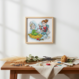 Andriana Cross Stitch Kit - "Embroiderer Grandmothers" (SANB-23)