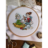 Kit de Punto de Cruz Andriana - "Embroiderer Grandmothers" (SANB-23)