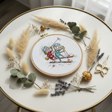 Andriana Cross Stitch Kit - "Grandmothers Skiers" (SANB-24)
