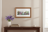 Kit de Punto de Cruz "Irises Blooming" SANTS-11