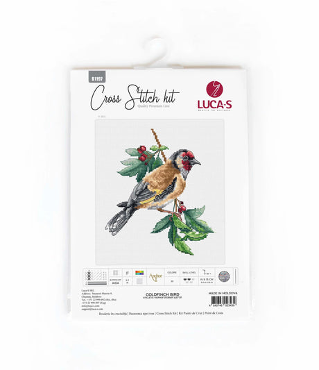 Goldfinch bird - B1197 Luca-S - Cross Stitch Kit