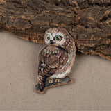 PANNA Traditional Embroidery Kit "Owl Brooch" PJK-2273