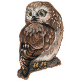 PANNA Traditional Embroidery Kit "Owl Brooch" PJK-2273