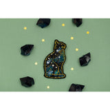 PANNA Traditional Embroidery Kit "Space Cat Brooch" PJK-2274