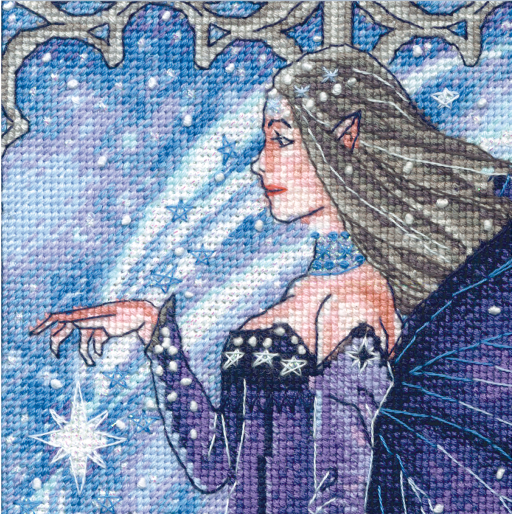 Kreuzstich-Set: The Gold Collection - Wintertime Fairy (70-09618) von Dimensions
