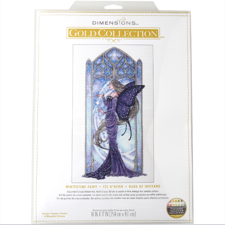 Kreuzstich-Set: The Gold Collection - Wintertime Fairy (70-09618) von Dimensions