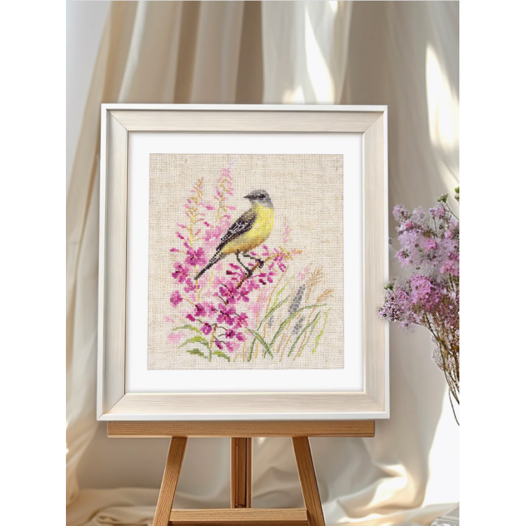Kreuzstich-Set Alisa S1-38 Wagtail 16x18 cm
