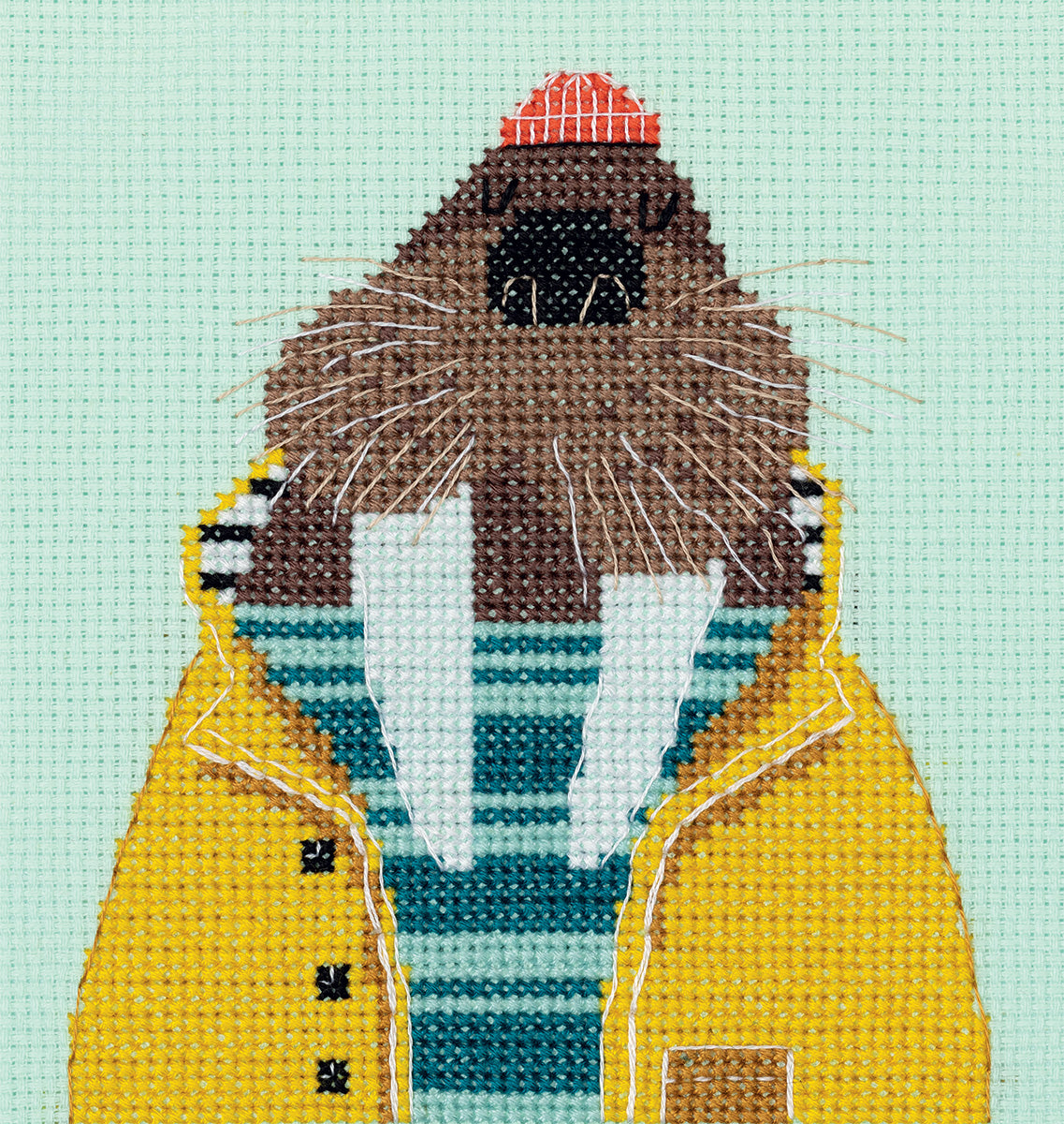 KLART Cross Stitch Kit "Walrus Fisherman" 8-550