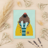 KLART Cross Stitch Kit "Walrus Fisherman" 8-550
