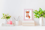 Kit de punto de cruz KLART "The fox in love" 12-069